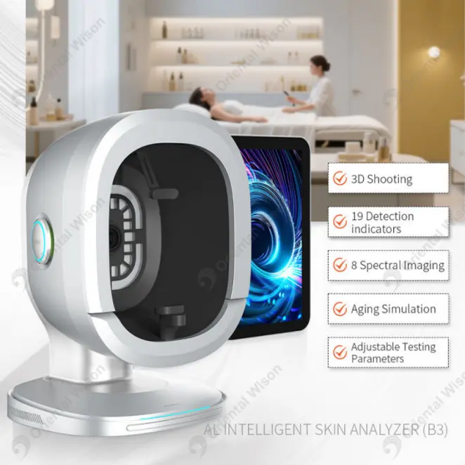 2 in 1 Phân tích da chuyên nghiệp với phát hiện da đầu