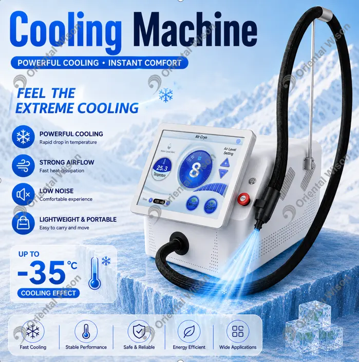 Máy làm mát mới nâng cao sự thoải mái trong điều trị