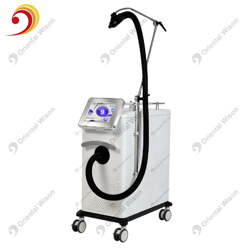 Màn hình 8 inch Đếm thời gian làm mát da bằng không khí lạnh Máy làm đẹp