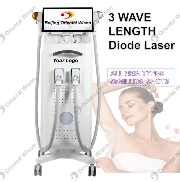 Bắc Kinh Oriental Wison 2000W Android 755 808 1064nm Diode Laser TEC Làm mát Laser tẩy lông tốt nhất