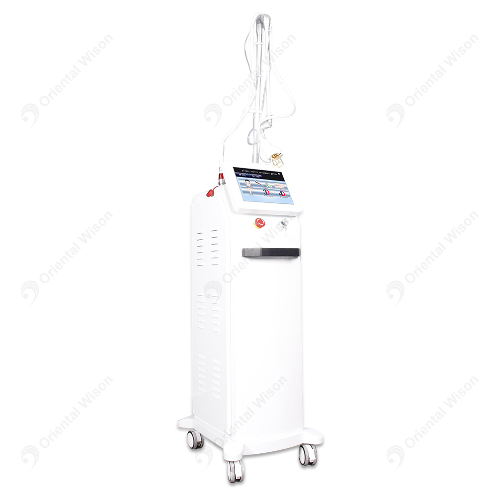 Loại bỏ sẹo bằng ống thủy tinh bằng laser CO2 Fractional