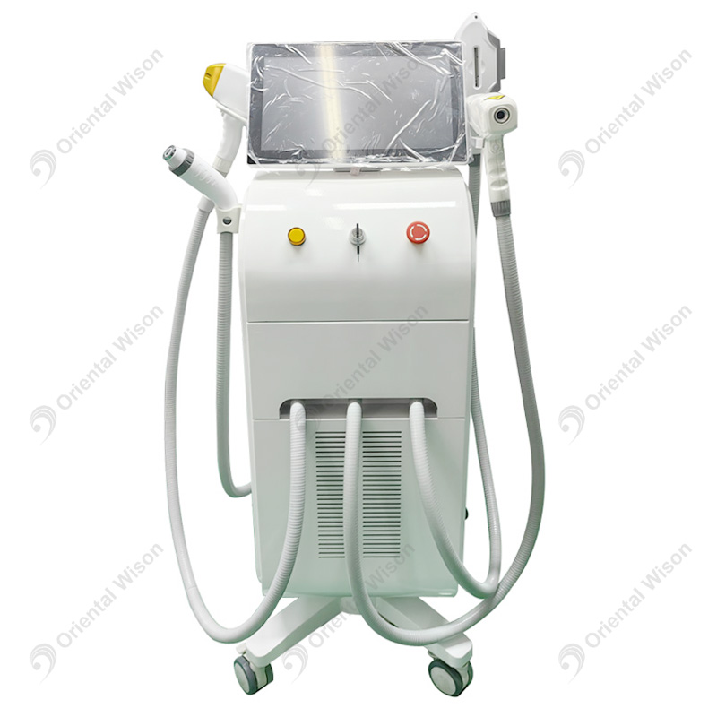 Laser Diode IPL YAG RF Tẩy lông Loại bỏ nếp nhăn