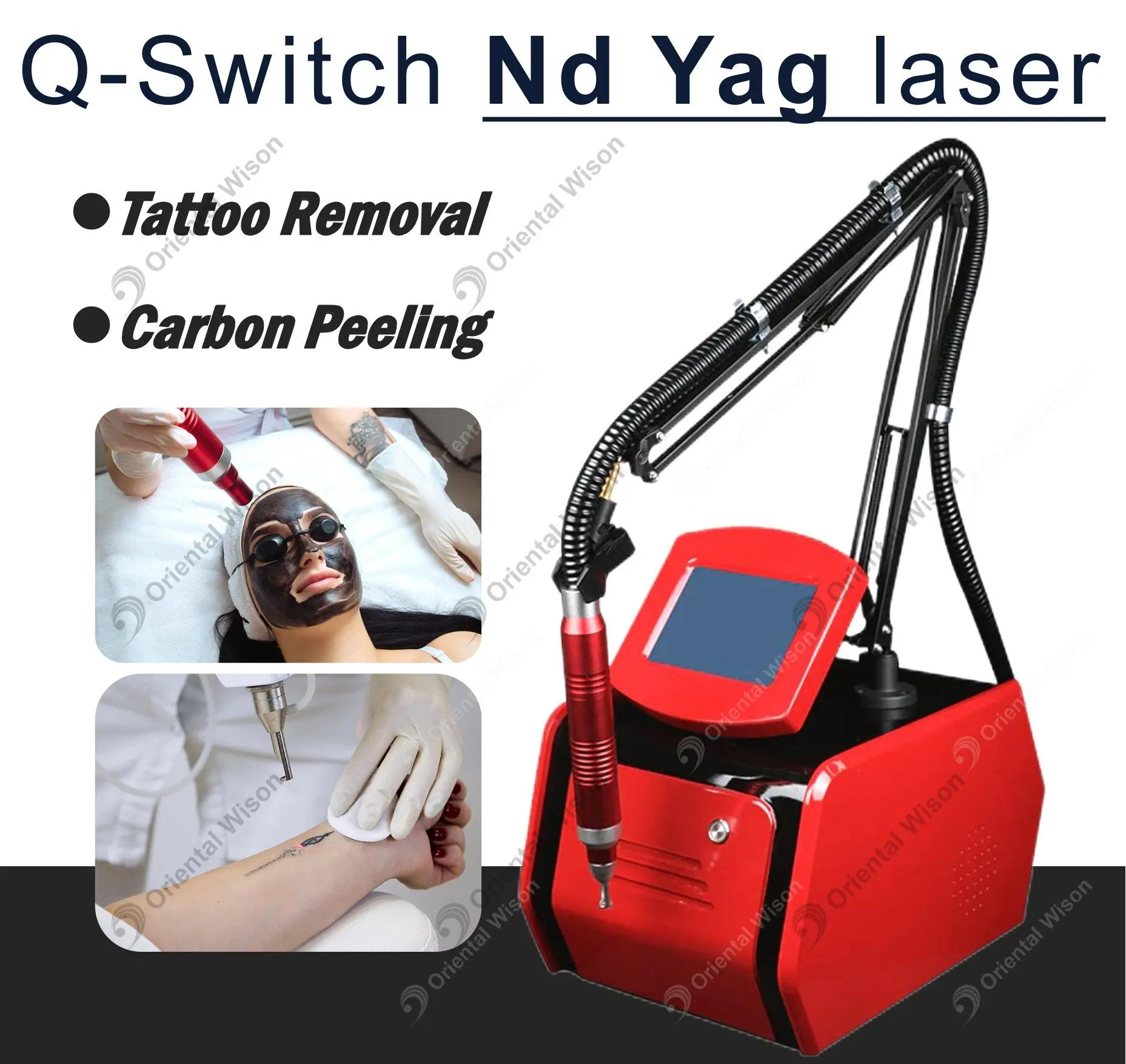 Máy Laser Để Bàn Q-Switch Nd Yag